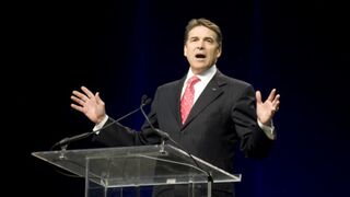 Rick Perry leading "the Response" prayer vigilin Houston (Brandon Thibodeaux/Getty Images)