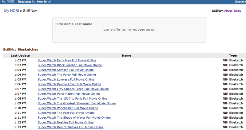 Screenshot: NCBI