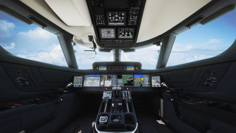 Illustration for article titled Gulfstream's Newest Jets Have An Amazing Touchscreen Cockpit