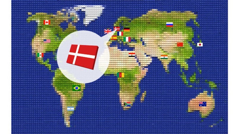 the lego world map