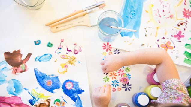 Use Your Kid's Artwork as Greeting Cards 
