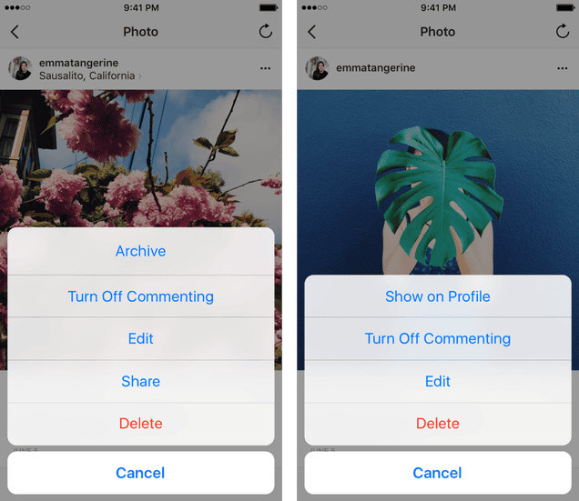 Now You Can Hide Your Terrible Instagram Photos Without Deleting Them