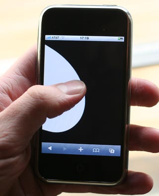 Illustration for article titled Fingers On: Pervy Japanese 'Boob Engineer's' Breast-Fondling App For iPhone