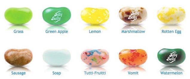 The Science Behind The World's Most Vomitous Jelly Bean Flavors