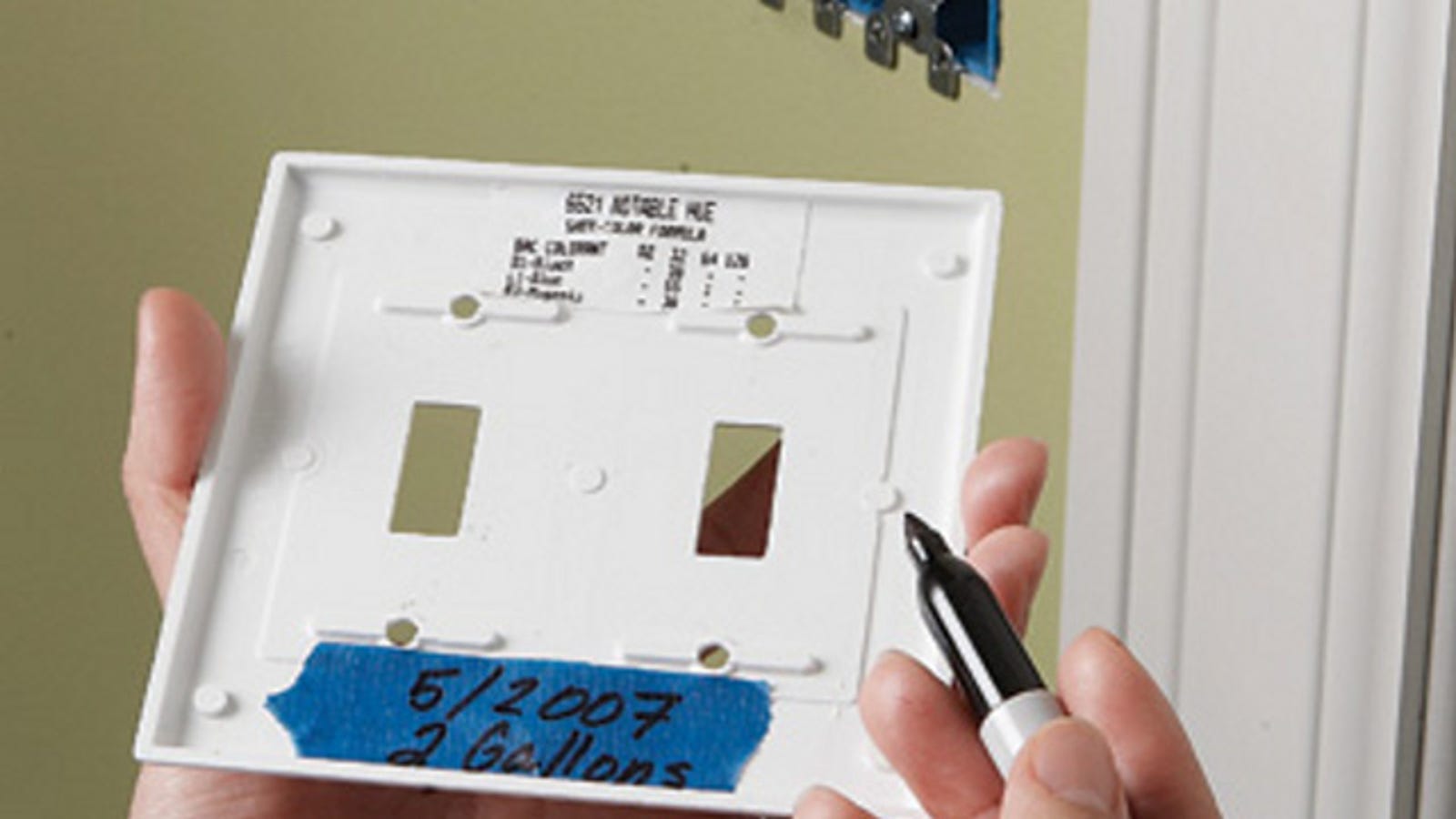 Paint the Inside of Light Switch Covers to Simplify Buying ... 1 gang light switch wiring diagram 