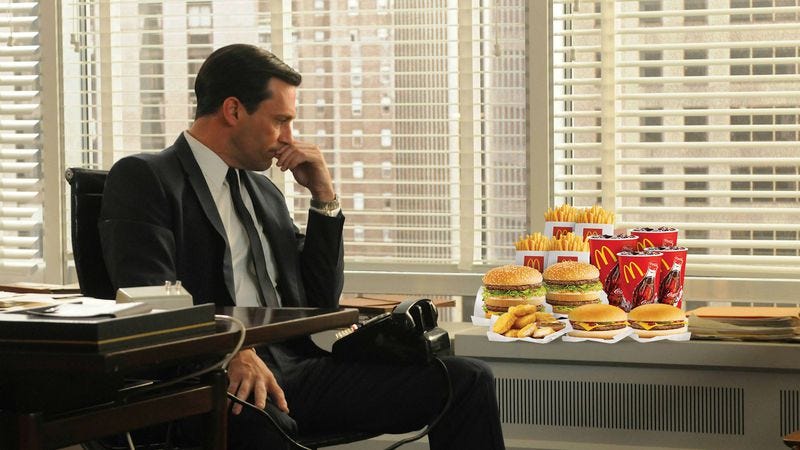 Illustration for article titled AMC is making a period comedy about fast food