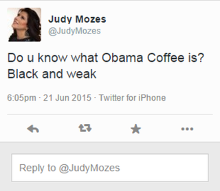 A screenshot of Judy Nir Mozes Shalomâs tweet Twitter