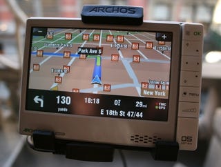 Illustration for article titled Hands On Archos 605 GPS
