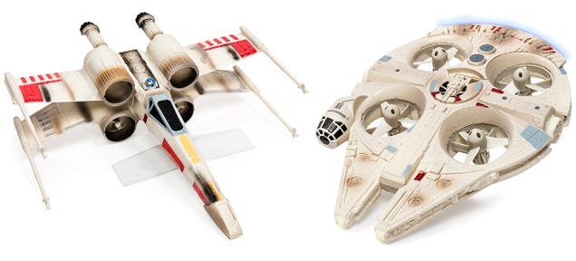 You Can Finally Pilot Your Own Flying Millennium Falcon and X-Wing