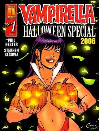 Illustration for article titled Weirdest And Most Wonderful Halloween Comic Covers