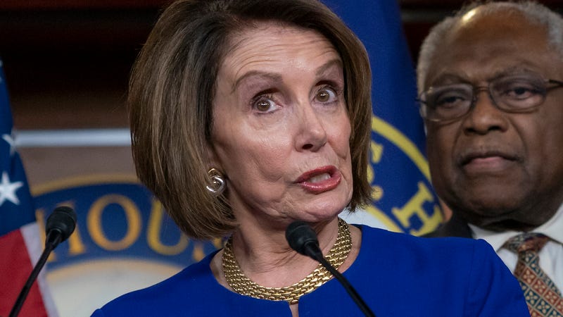 U.S. House Speaker Nancy Pelosi speaks to reporters on Capitol Hill on May 22, 2019