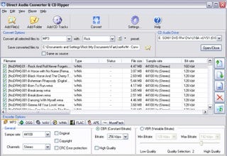 Download of the Day: Direct Audio Converter and CD Ripper (Windows) Windows only: Rip CDs and convert audio files from one format to another with Direct Audio Converter and CD Ripper. Download of the Day: Direct Audio Converter and CD Ripper (Windows) Windows only: Rip CDs and convert audio files from one format to another with Direct Audio Converter and CD Ripper.