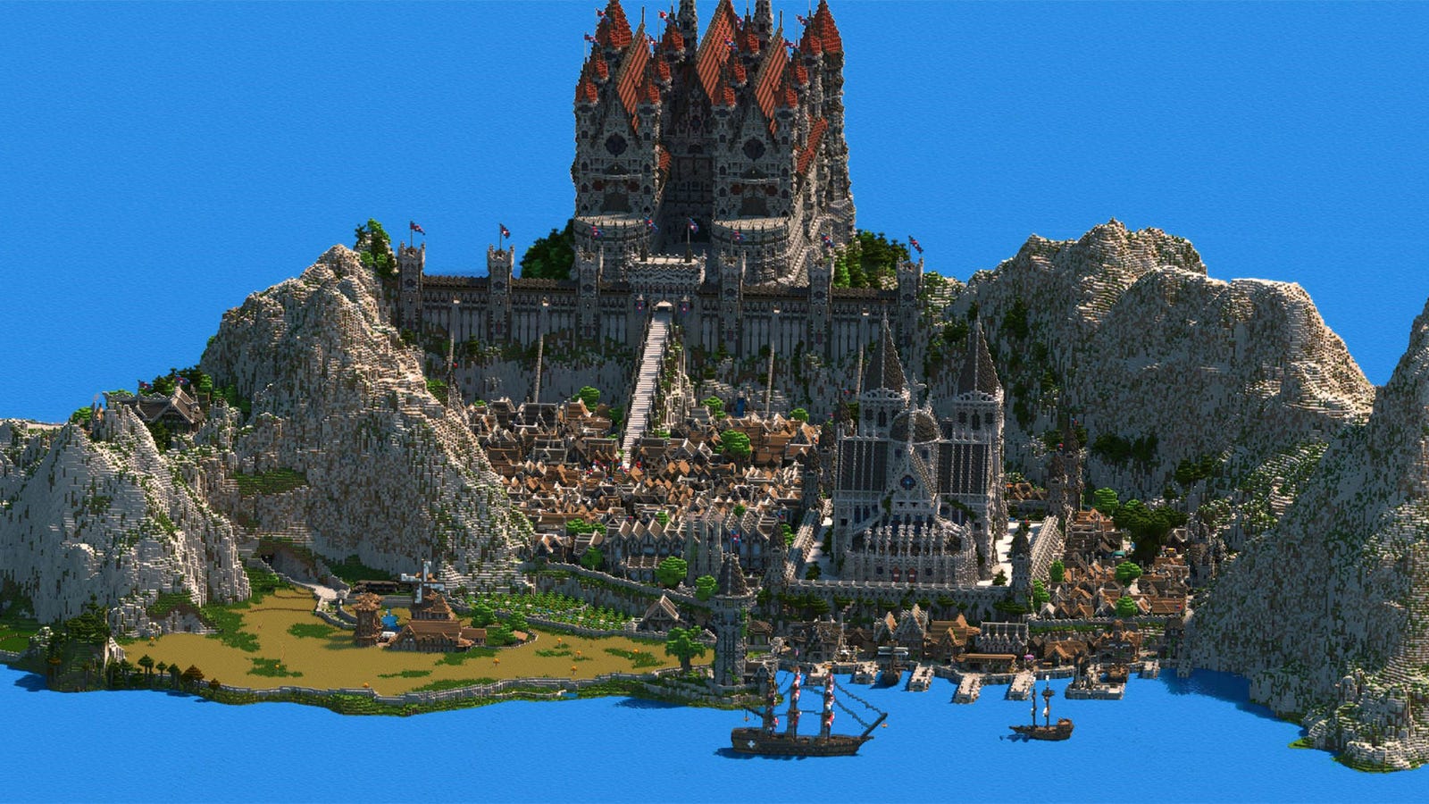 fantasy city minecraft map download