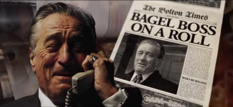 Illustration for article titled Ladies and gentlemen: Robert De Niro, bagel salesman