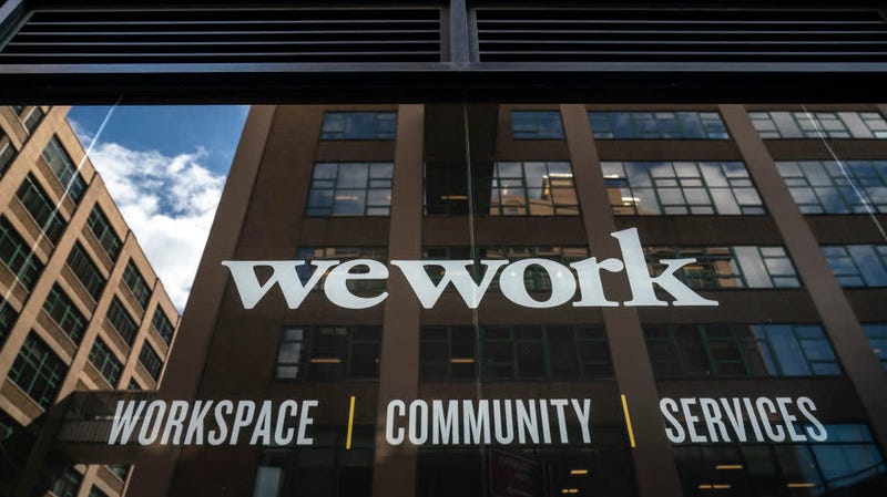Illustration for article titled WeWork umbrella locks office door in apparent protest move