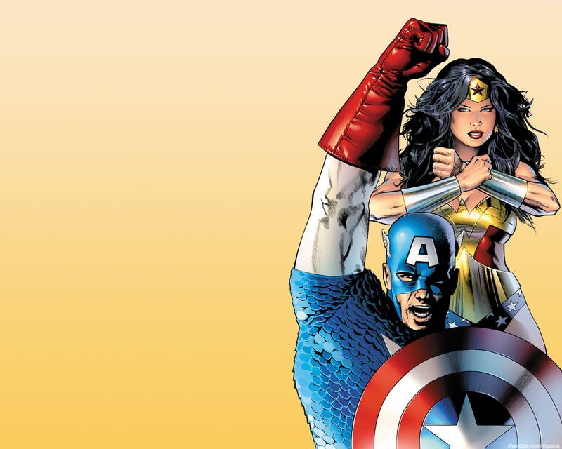 Allinternal cindy bubble gets double banged and a creampie Wonder Women Fucked Captain America