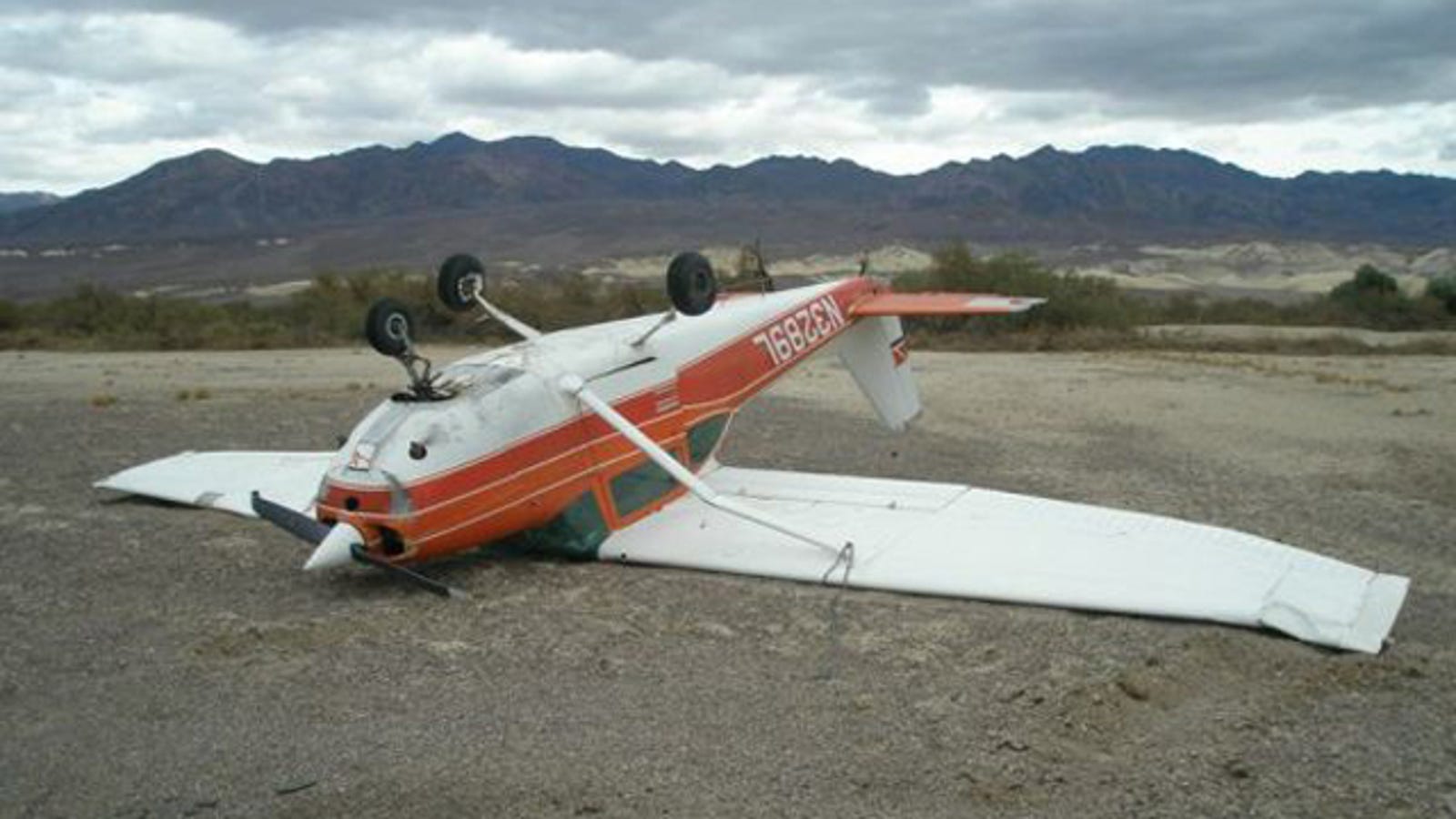 This Heavily Damaged UpsideDown Airplane Is For Sale And Can Be Yours