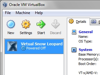 virtualbox mac os x on linux