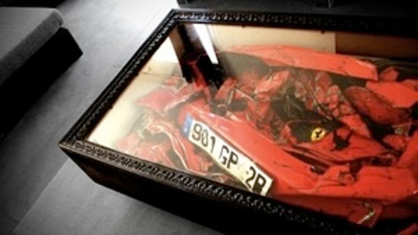 Turn A Crashed Ferrari Into A Coffee Table