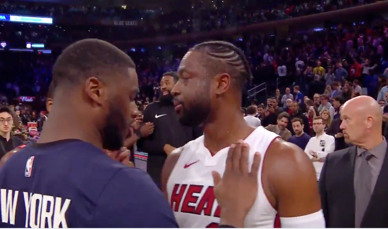 Illustration for article titled Dwyane Wade Draws The Line At Swapping Jerseys With Emmanuel Mudiay