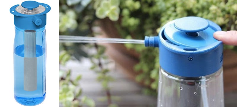 Illustration for article titled A Replacement Cap That Turns Your Water Bottle Into a Super Soaker
