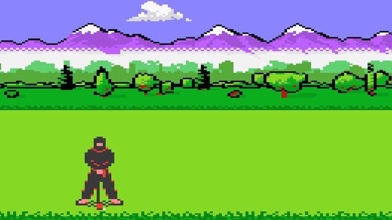 Screenshot: Ninja Golf