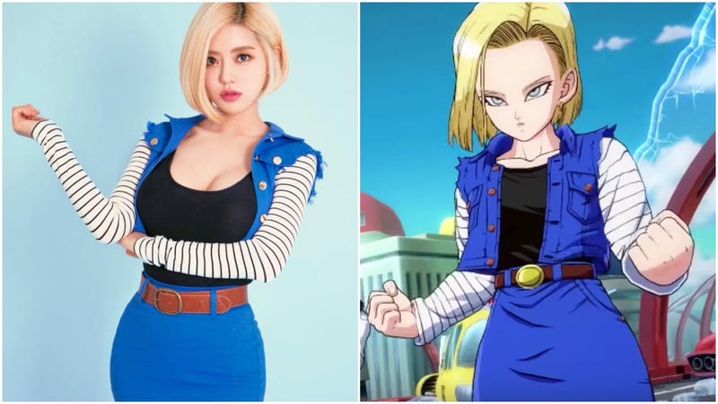 Dj Does An Excellent Cosplay Of Dragon Ball 39 S Android 18