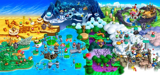 Map Of The World Video New Super Mario Bros U