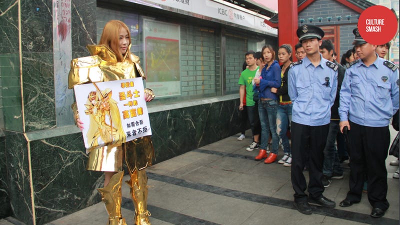 Illustration for article titled This Chinese Girl in Shiny Armor Wants a Boyfriend