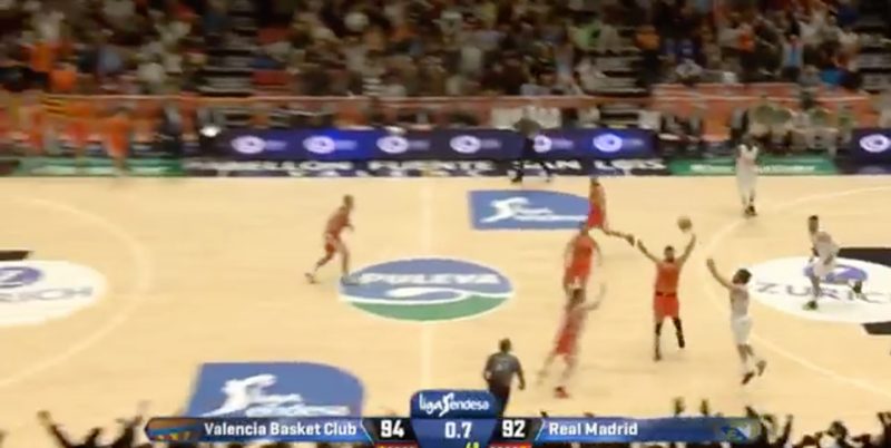 Illustration for article titled Sergio Llull Swishes Buzzer-Beater From The Opposite Three-Point Line