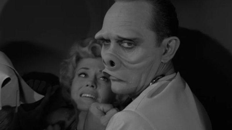 Illustration for article titled The Twilight Zone: “The Howling Man”/“The Eye Of The Beholder”