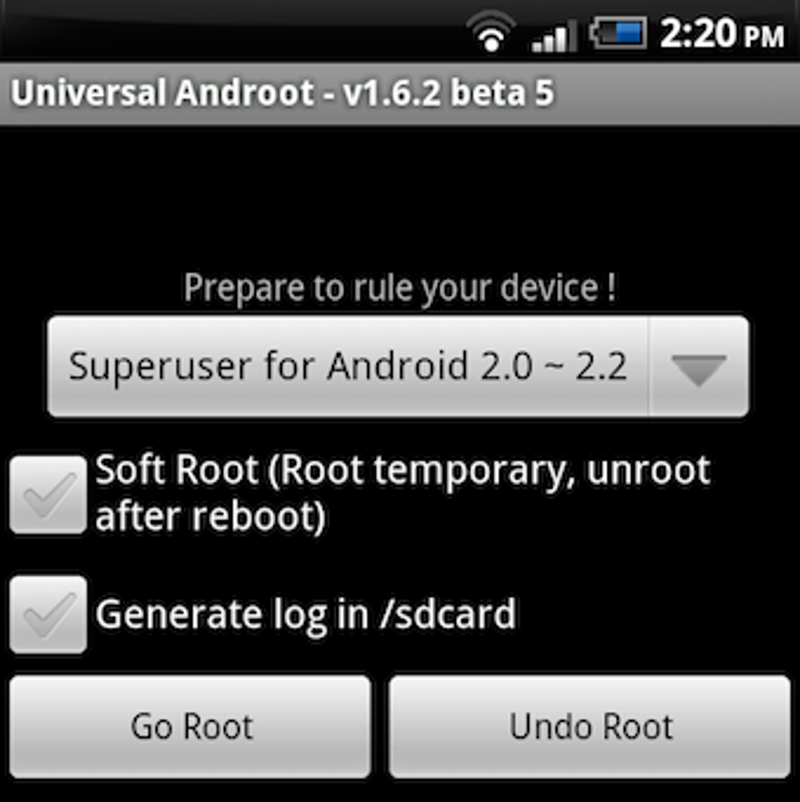 Инструкция universal androot