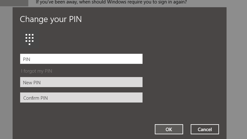 how to change my microsoft account pin