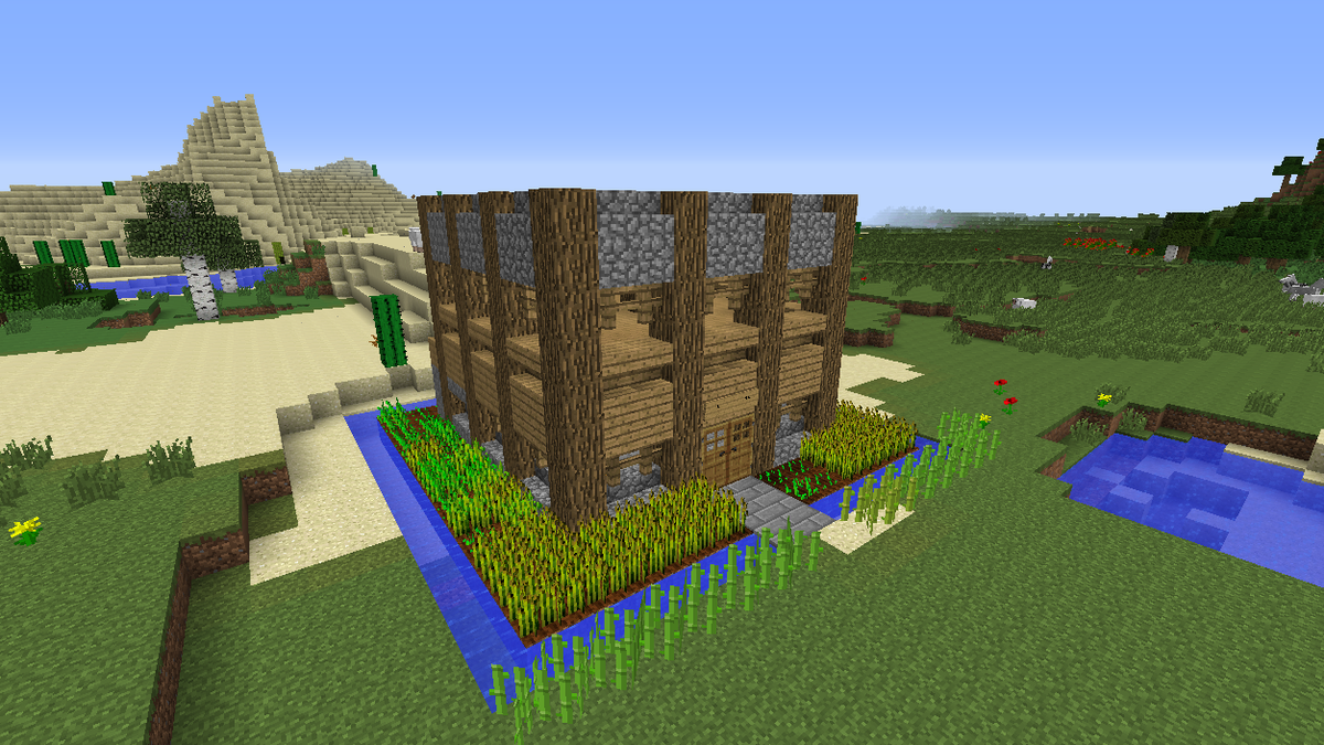 a fun new way to build in minecraft chunk houses chunk size minecraft