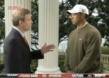 Illustration for article titled ESPN On Five-Minute Tiger Interview: "More Important For Us To Have No Restrictions"