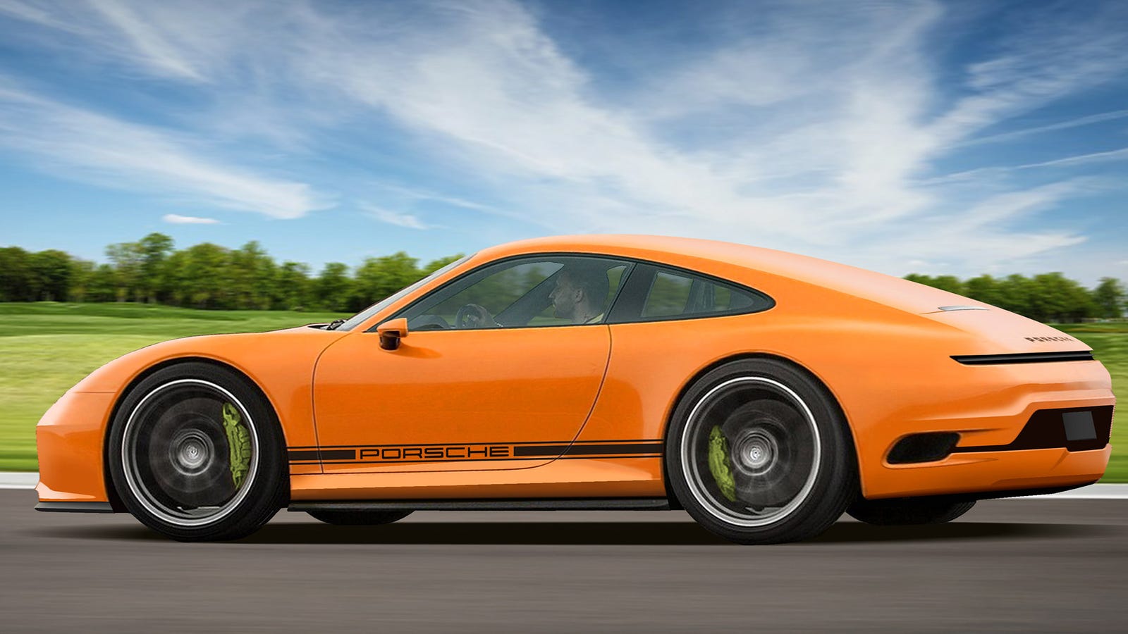 This Artist Imagines What A Future Electric Porsche 911 Could Look Like