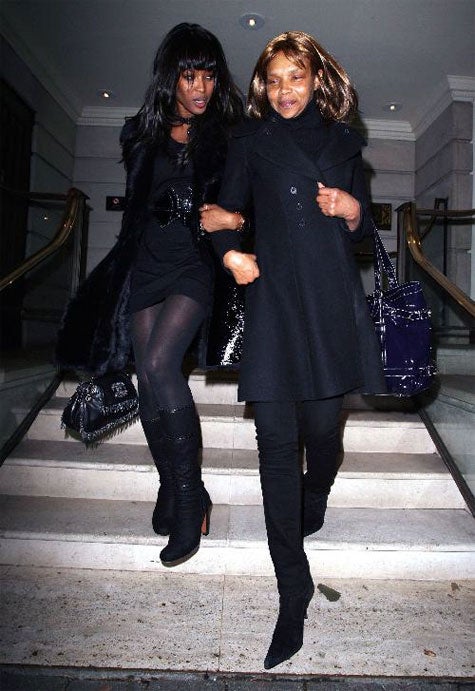 Naomi Campbell Mom Are Mother Daughter Divas.