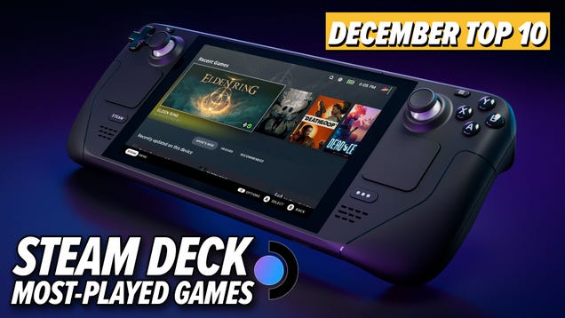 Los diez juegos más jugados en Steam Deck: edición de diciembre de 2022