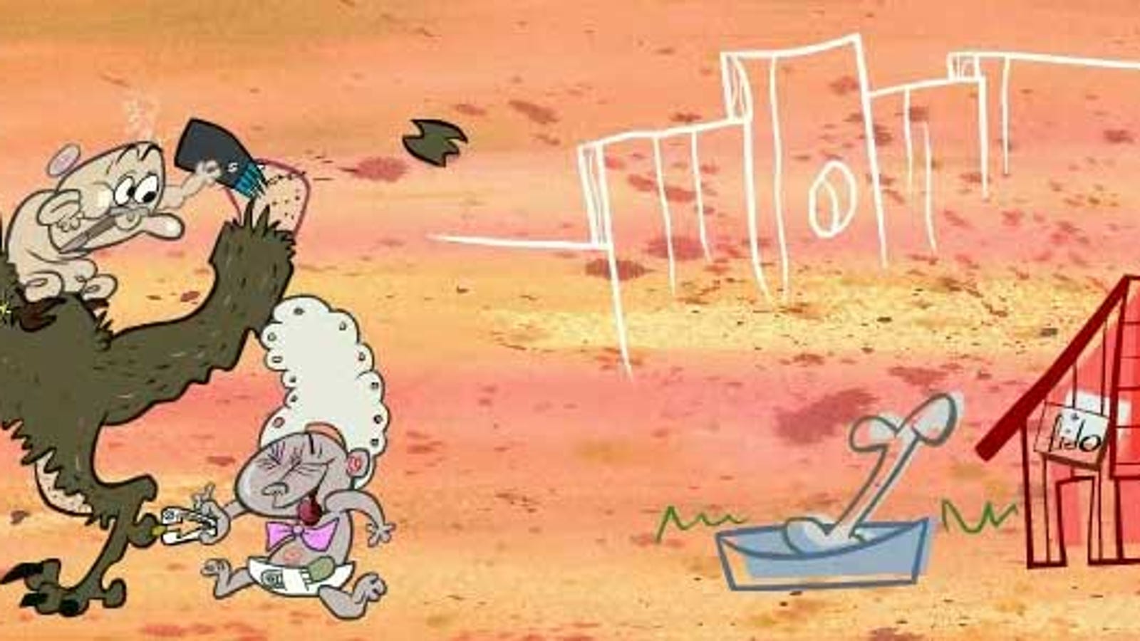 Ren and Stimpy's John K. Animates a Comcast Ad
