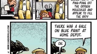 Illustration for article titled Candorville Comic: Blue Paint