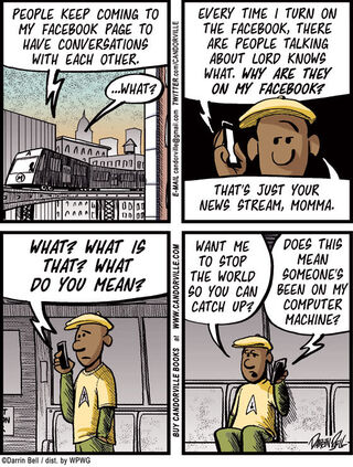 Illustration for article titled Candorville Comic: News Stream