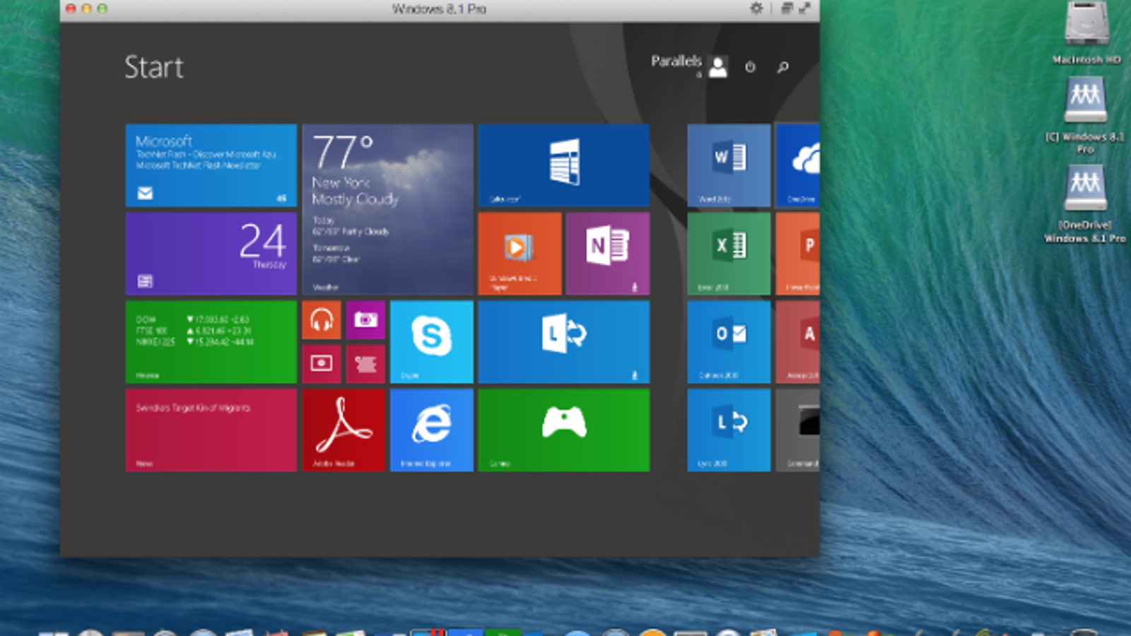 parallels desktop windows 10