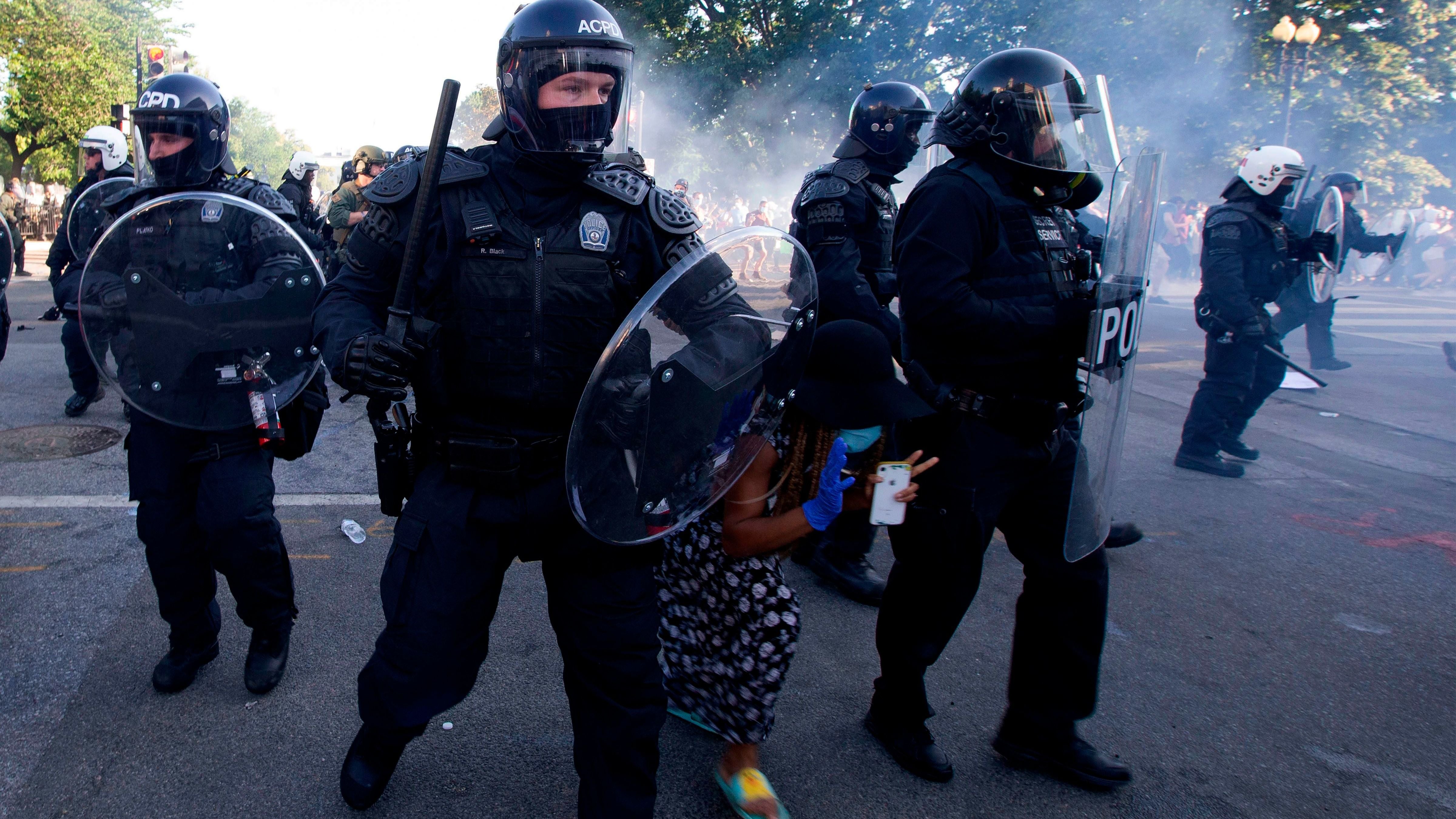 Photos: Police Use Force To Quell Protests Across The US As Trump ...