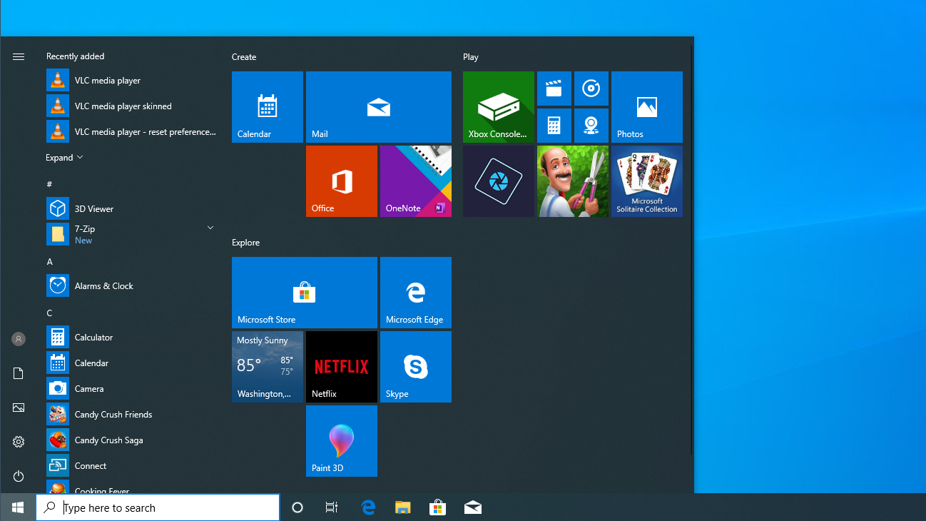 windows 10 app switch to desktop mode