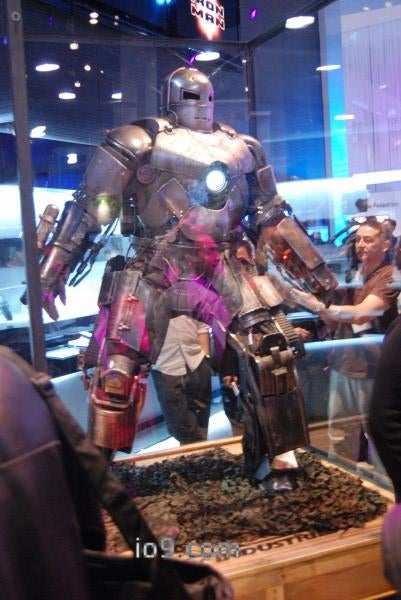 Shiny, Scary Iron Man Suit at CES