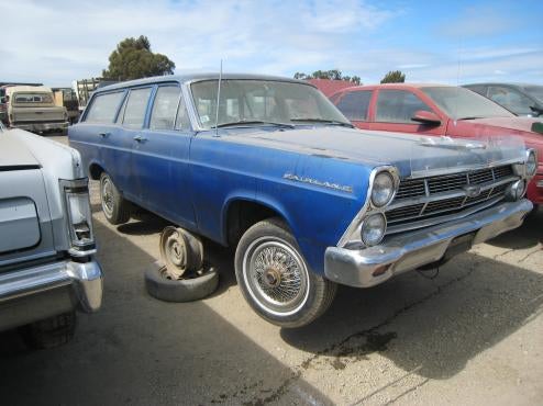 Junkyard find 56 ford ranch wagon #5