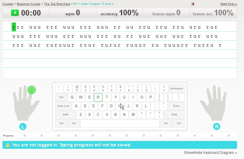 TypingWeb Offers Free Typing Lessons