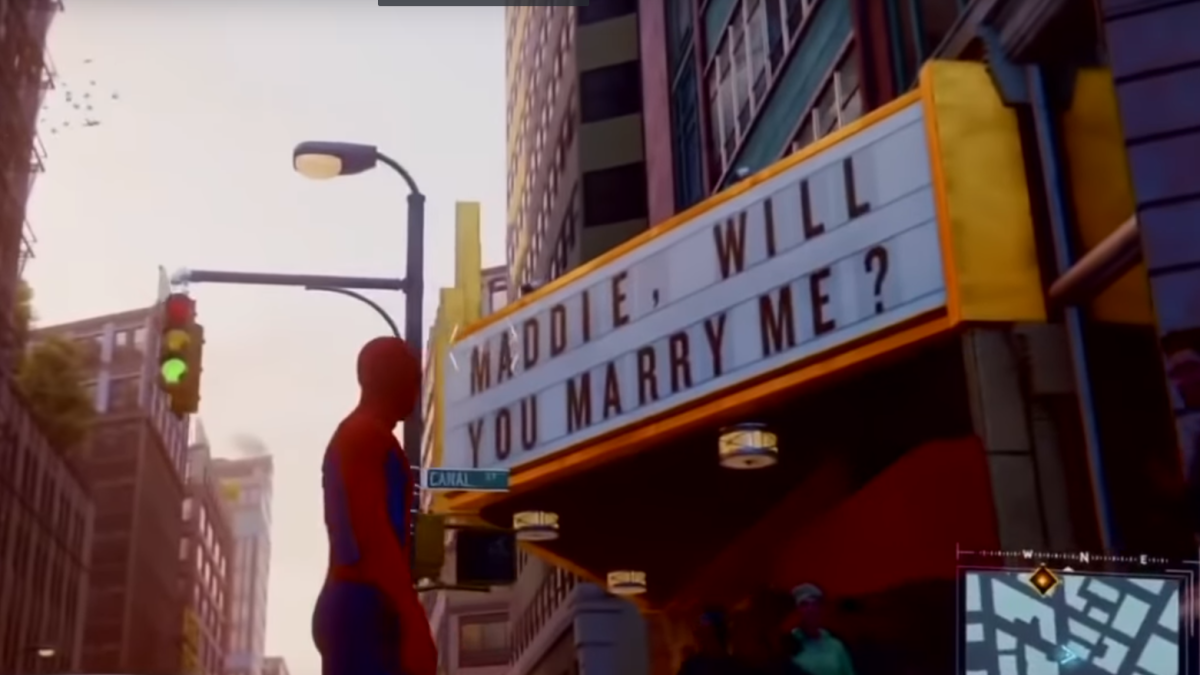 Wedding Proposal Hidden In Spider-Man&nbsp;Becomes World's Saddest Easter Egg
