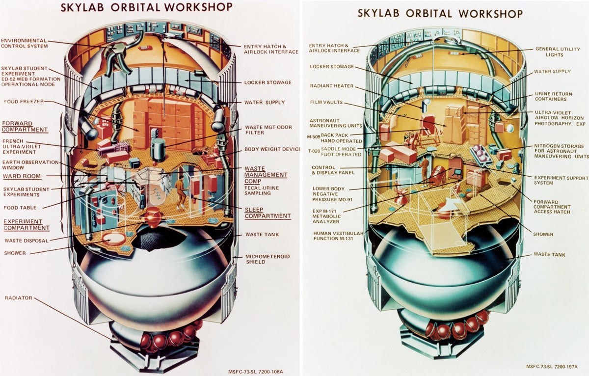 Get lost in these fascinating spacecraft cutaway illustrations