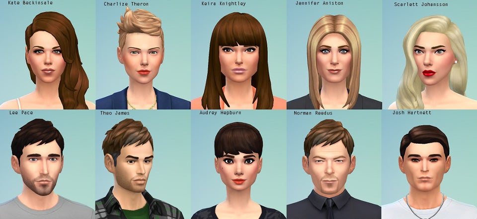 the sims 2 characters